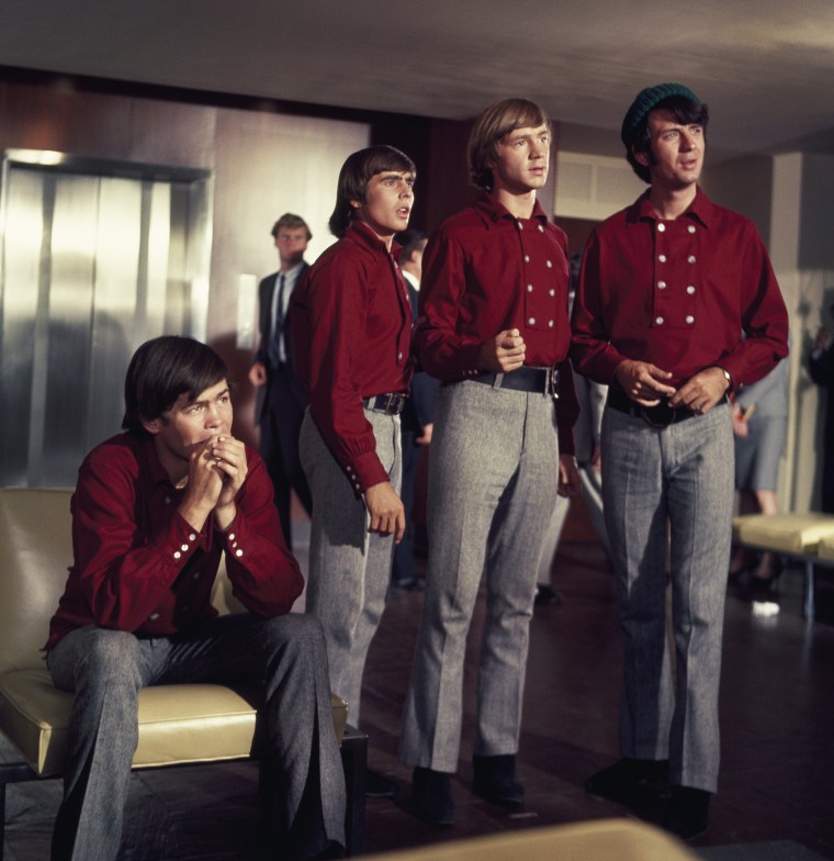 Micky Dolenz, Davy Jones, Peter Tork, Michael Nesmith of The Monkees.