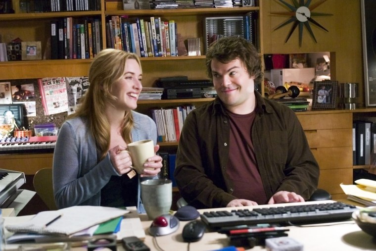 Kate Winslet and Jack Black in "The Holiday."