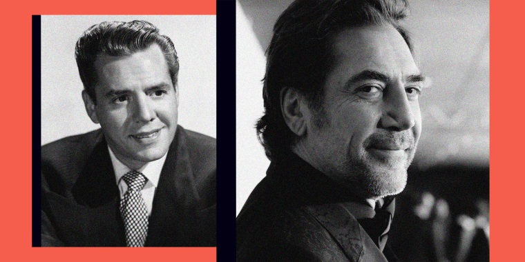 Desi Arnaz and Javier Bardem, who plays Arnaz in "Being the Ricardos."