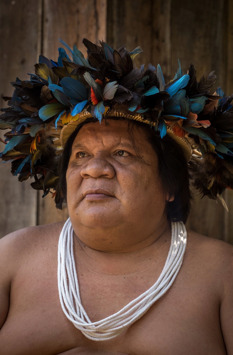Image: Chief Almir Narayamoga Suruí, along with another prominent Indigenous leader, Raoni Matuktire, asked the International Criminal Court in January to investigate President Jair Bolsonaro for committing crimes against humanity.