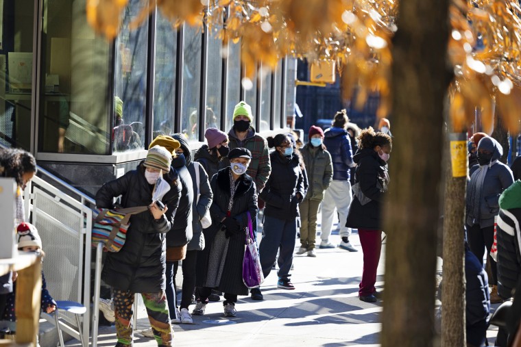 NYC Covid-19 Surge Brings Back Long Lines Outside Testing Centers