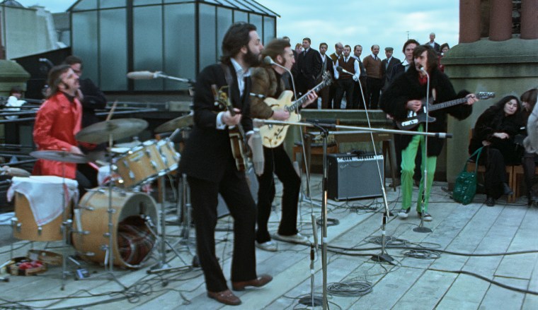 Still from "The Beatles: Get Back."