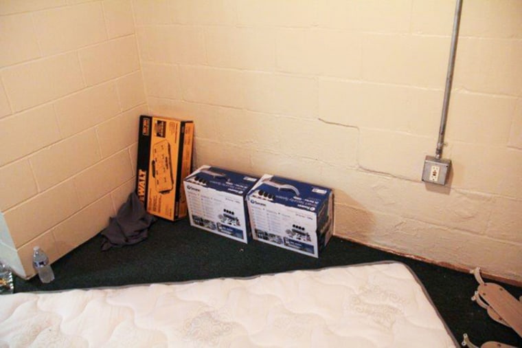 Stolen tools found inside the home of Richard Nye.