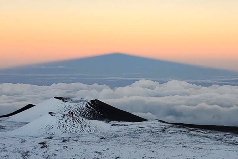 The hiker was found Tuesday night in a small cave in “thick white-out conditions" at 13,000 feet above sea level, according to the Center of Maunakea Stewardship.