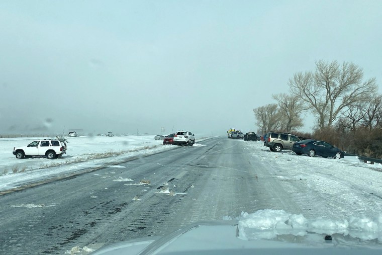 
“Conditions are extreme in the Washoe Valley with 50 mph winds and white out conditions,” the Truckee Meadows Fire & Rescue said.