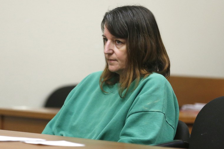 Image: Michelle Lodzinski in court for a status conference in New Brunswick, N.J., on June 2, 2015.