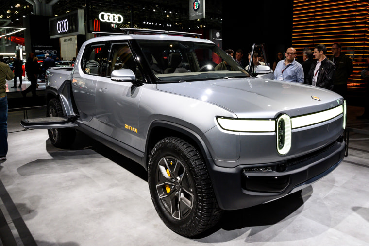Image: Rivian R1T seen at the New York International Auto Show at