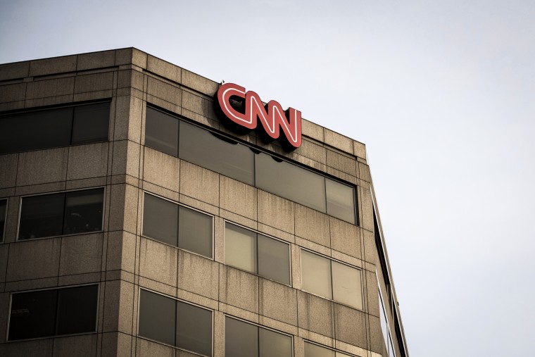 A CNN office in Washington, D.C., on April 23, 2020.
