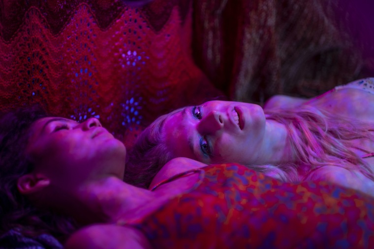 Zendaya and Hunter Schafer in "Euphoria."