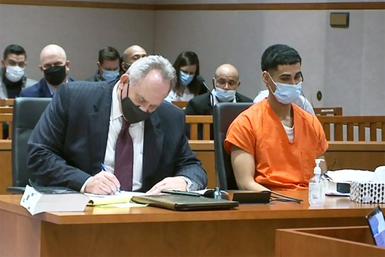 Image: Rogel Aguilera-Mederos in court, on Dec 27, 2021.