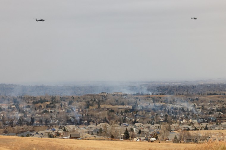 Image: Wind-driven grass fires, in Colorado