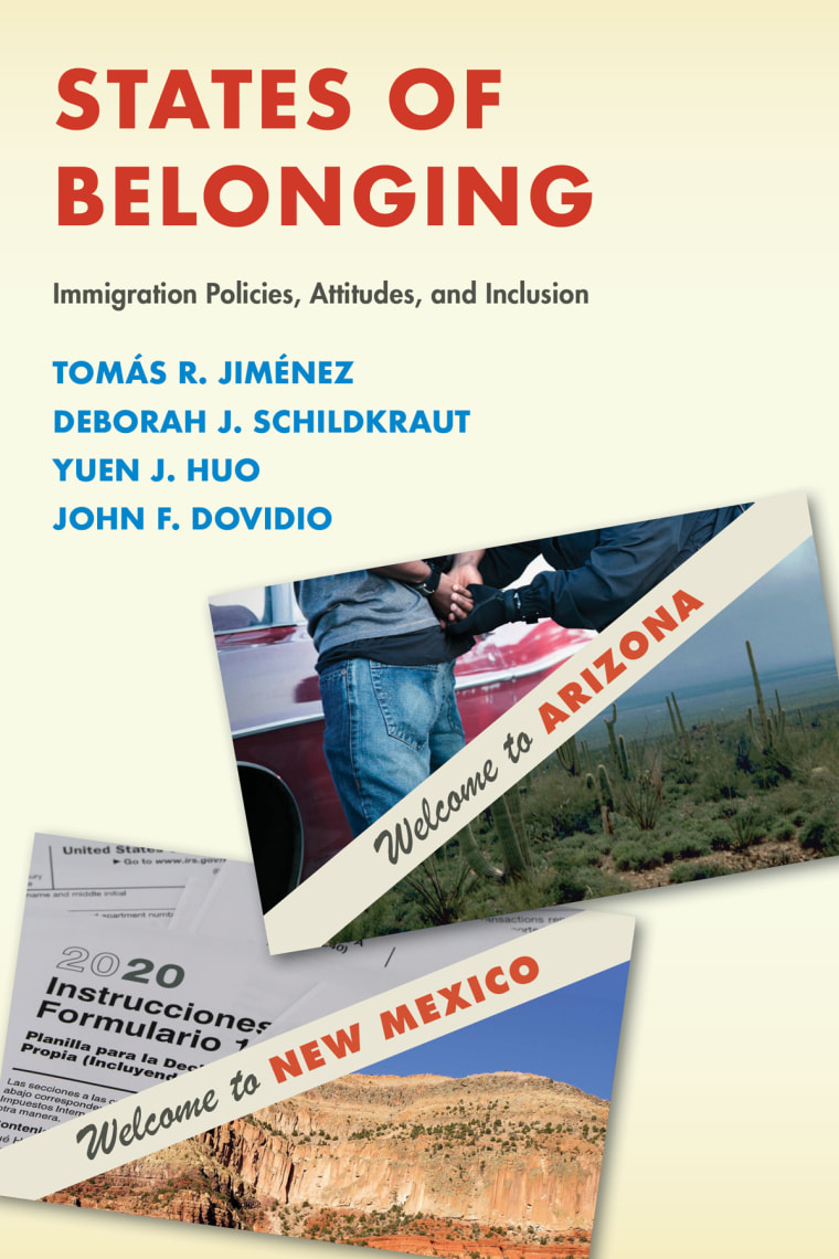 El libro 'Estados de pertenencia: políticas y actitudes migratorias e inclusión'.
