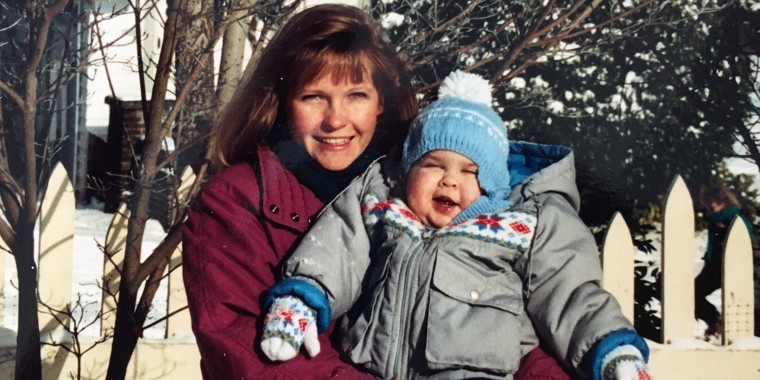Author Carol Smith is pictured with her son, Christopher.