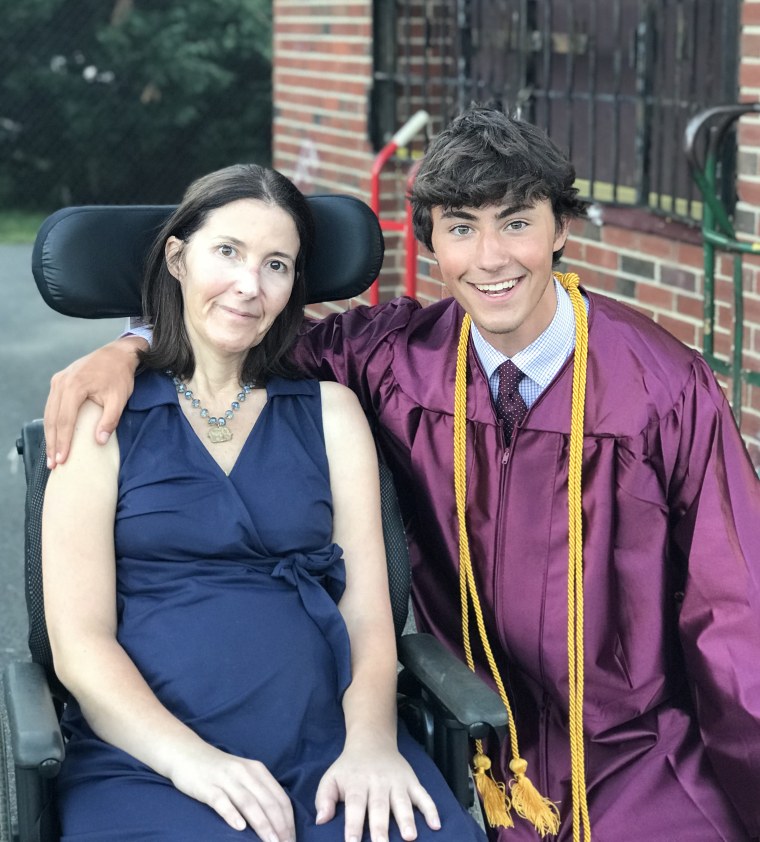 After the graduations this spring, it seemed like Lisa Stockman Mauriello's ALS stabilized.