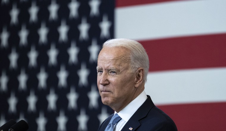 El presidente, Joe Biden, habla sobre los derechos de voto en el Centro Nacional de la Constitución el 13 de julio de 2021 en Philadelphia, Pennsylvania.