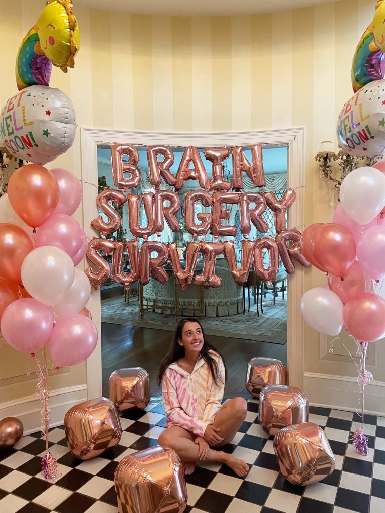 Danielle Soviero wanted to be positive leading up to her surgery. She even created an upbeat playlist for the drive to the hospital to keep her family in good spirits.
