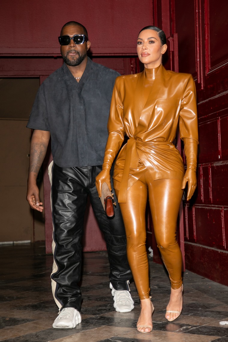 Kanye West and Kim Kardashian