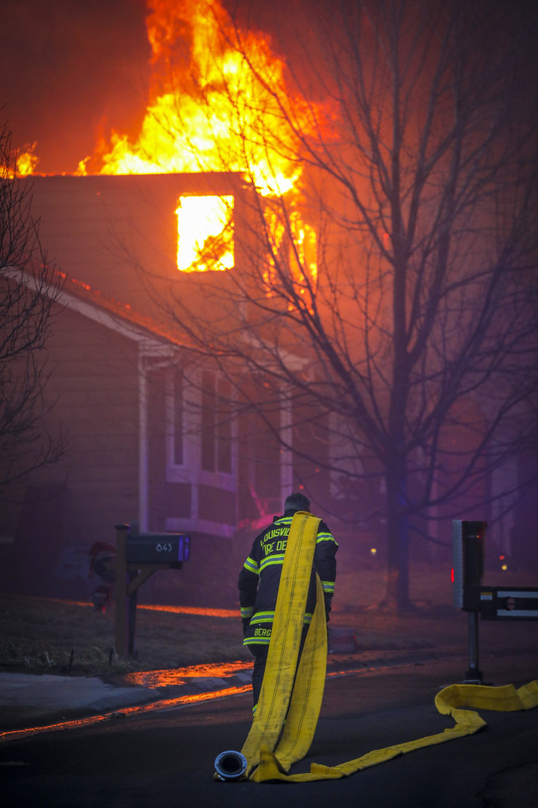 Wildfires Break Out Across Boulder County In Colorado