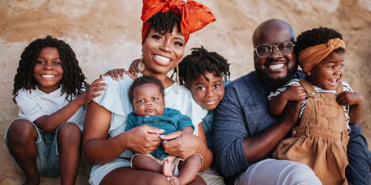 Glen Henry, here with his wife Yvette and their four kids, is the founder of Beleaf in Fatherhood, an organization that empowers dads with positive mentoring. 
