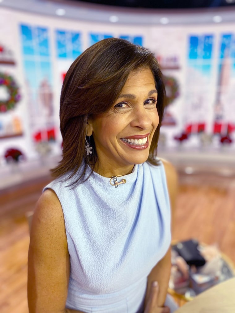 Brown hair is back this winter, at least for Hoda!