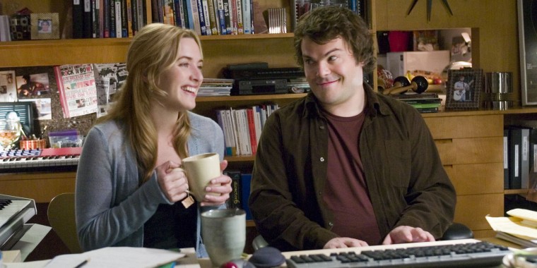 Kate Winslet finds love with Jack Black in the movie after swapping homes with Cameron Diaz over the holiday.
