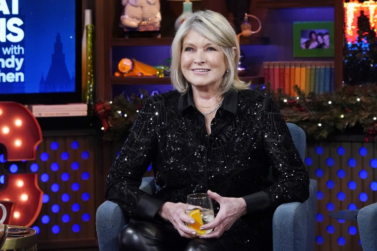 Martha Stewart on Watch What Happens Live With Andy Cohen.