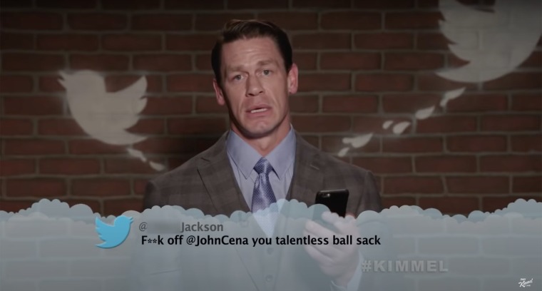John Cena's cheeky response was smart and hilarious.