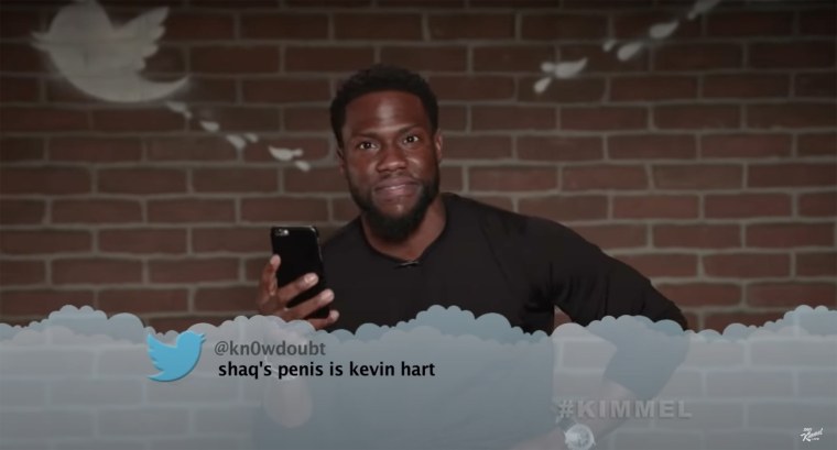 Kevin Hart's connection to Shaquille O'Neal was cause for laughter.