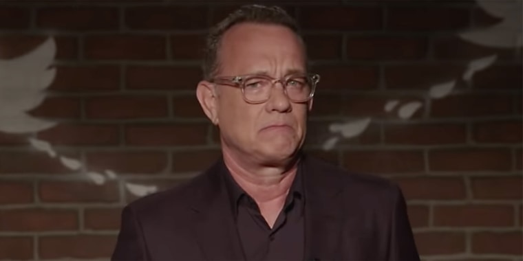 Don't worry. Tom Hanks handled his mean tweet like a champ.