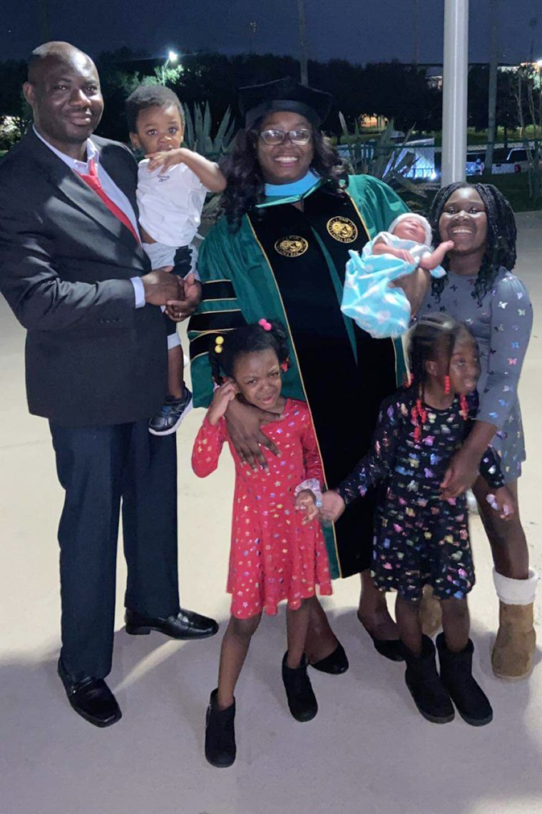The Kudaisi family at graduation.