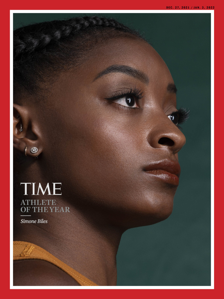 Simone Biles, Time magazine's Athlete of the Year.