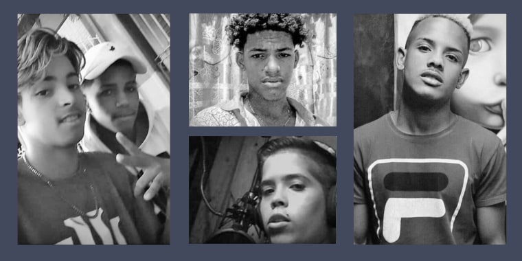Some of the minors detained after the protests in Cuba last July have turned 18 years old behind bars, according to their mothers. 
From left, Brandon Becerra, Rowland Castillo, Emiyoslán Román, top, Jonathan Torres Farrat, bottom, and Lazaro Noel.