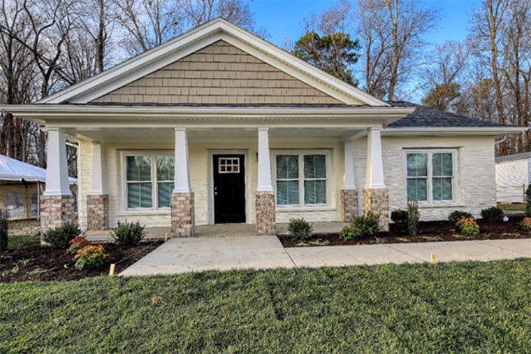 Image: Habitat for Humanity’s first 3D printed house located in Williamsburg, Virginia.