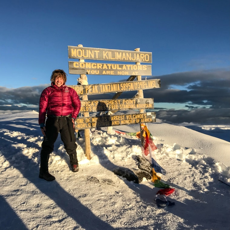 Erin Parisi had previously climbed Kilimanjaro in 2011, before she transitioned, and climbed it for a second time on March 8, 2018, on International Women’s Day.