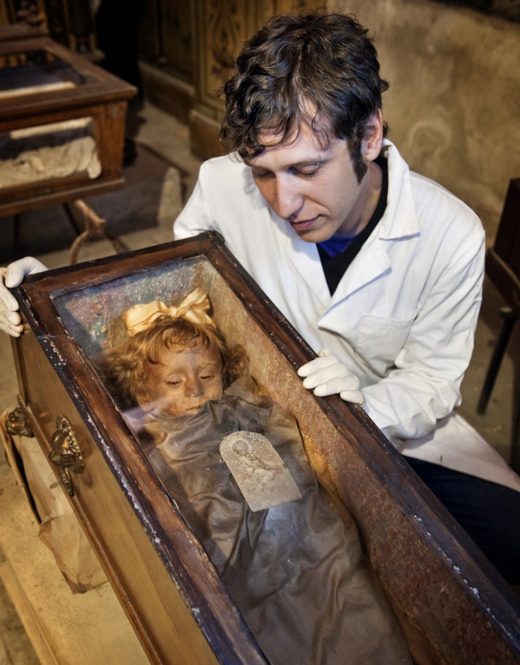 Child mummies in Capuchin Catacombs of Palermo to be researched