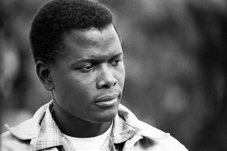 Actor and director Sidney Poitier on the set of the movie "Lilies of the Field" in 1963, for which he won the Academy Award for best actor.