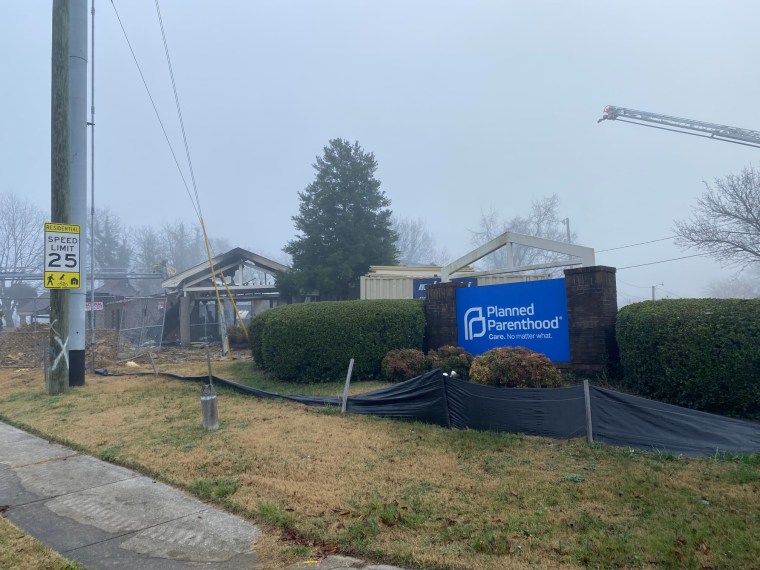 A fire that destroyed a Planned Parenthood health clinic in Knoxville, Tennessee, on Dec. 31, 2021, was intentionally set, the Knoxville Fire Department said.
