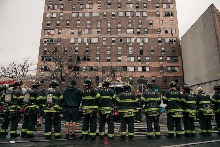 Image: Bronx Apartment Building Fire Leaves Dozens Injured