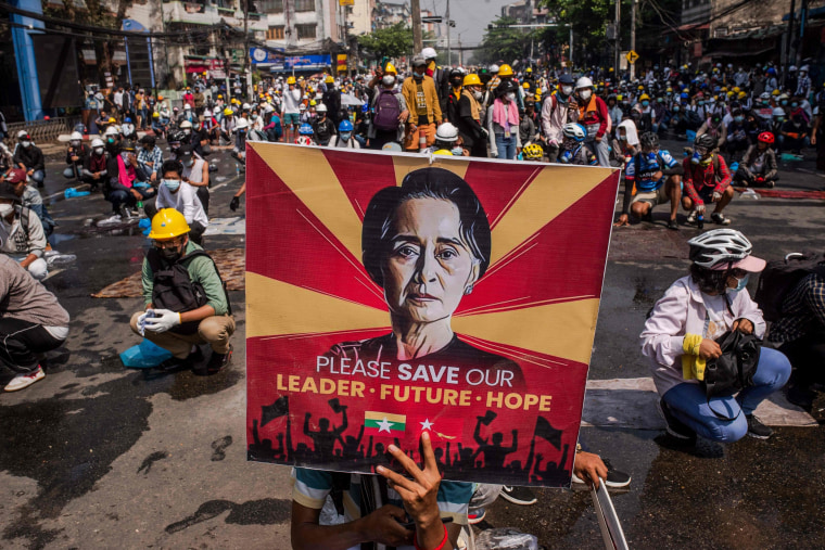 Image: FILES-MYANMAR-POLITICS-MILITARY-COUP-TRIAL