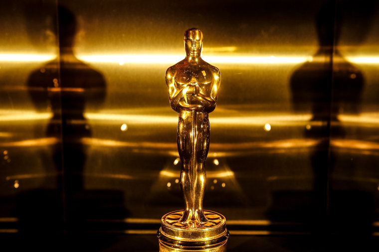 An Oscar statue in Hollywood, Calif., February 2016.