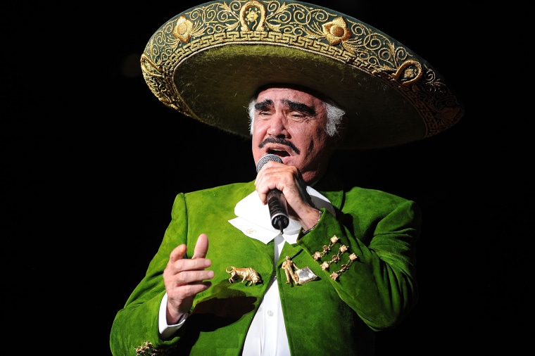 Image: Mexican singer Vicente Fernandez in Miami on Oct. 10, 2010.