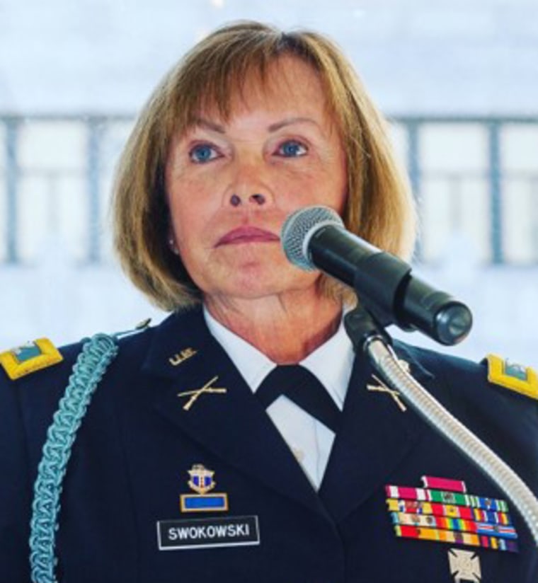 Sheri Swokowski served in the Wisconsin National Guard for more than 30 years.