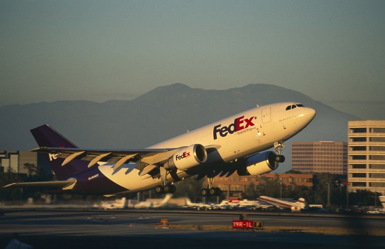 FedEx wants to install a missile-defense system that “directs infrared laser energy toward an incoming missile, in an effort to interrupt the missile’s tracking of the aircraft’s heat."