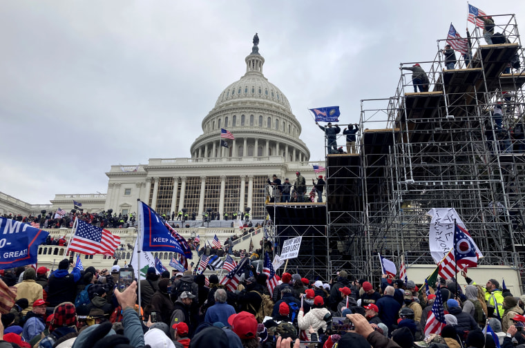 Image: Rioters descend on the Capitol on Jan. 6, 2021.