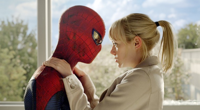 Andrew Garfield and Emma Stone in "The Amazing Spider-Man."