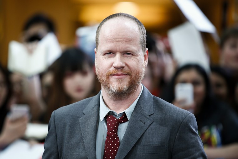 Joss Whedon attends the European premiere for 'Avengers: Age of Ultron' in London on April 21, 2015.