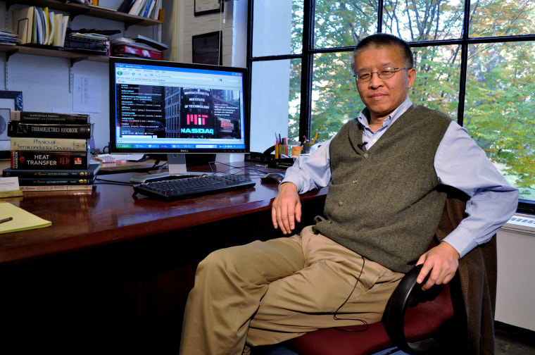 Image: Gang Chen, a professor at the Massachusetts Institute of Technology.