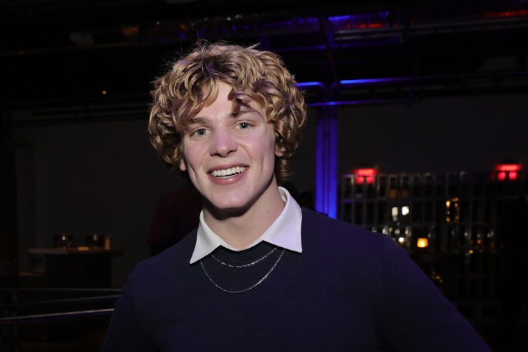 Image: Jack Wright at the after party for the premiere of Hulu's "Mother/Android" in Hollywood, Calif., on Dec. 15, 2021.