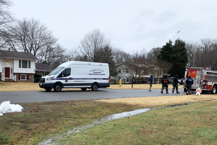Image: Charles County officials investigate the death of a man who was found dead in his home with more than 100 snakes, including some venomous snakes.