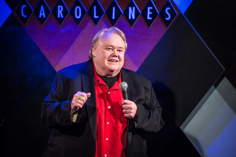 Louis Anderson performs during  the viewing party for the season finale of "Baskets" at Carolines On Broadway on March 24, 2016 in New York.